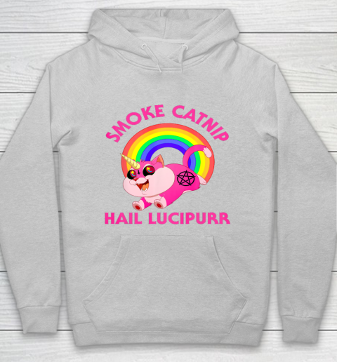 Hail satan unicorn hoodie clearance