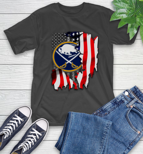 Buffalo Sabres NHL Hockey American Flag T-Shirt