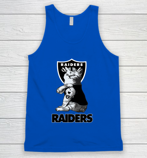 NFL Football My Cat Loves Oakland Raiders Tank Top 5 NFL Football My Cat Loves Oakland Raiders Tank Top - Image 5