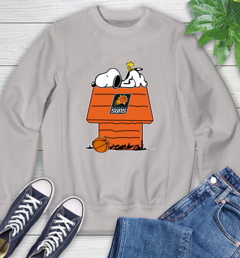 Phoenix Suns NBA Basketball Snoopy Woodstock The Peanuts Movie Sweatshirt 12