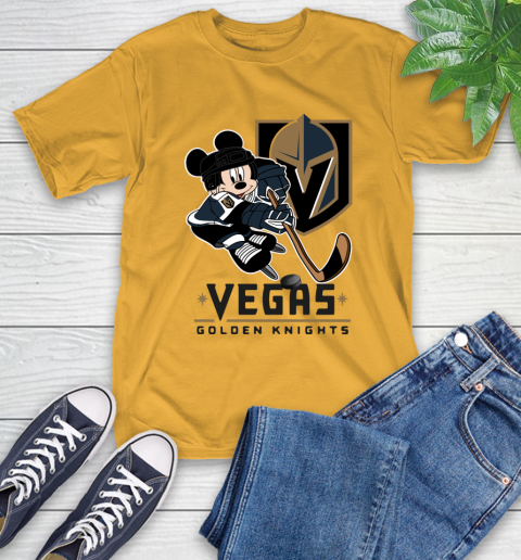 NHL Vegas Golden Knights Mickey Mouse Disney Hockey T Shirt T-Shirt 3