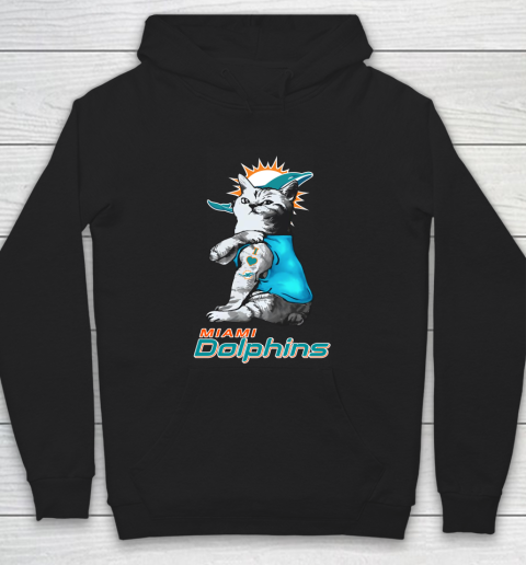 NFL Football My Cat Loves Miami Dolphins Hoodie