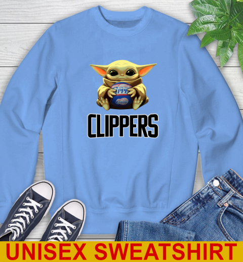NBA Basketball LA Clippers Star Wars Baby Yoda Shirt 35