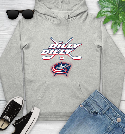 NHL Columbus Blue Jackets Dilly Dilly Hockey Sports Youth Hoodie