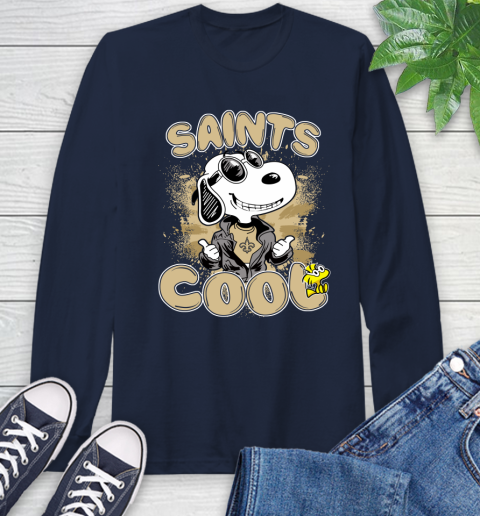 NFL Football New Orleans Saints Cool Snoopy Shirt Long Sleeve T-Shirt 3