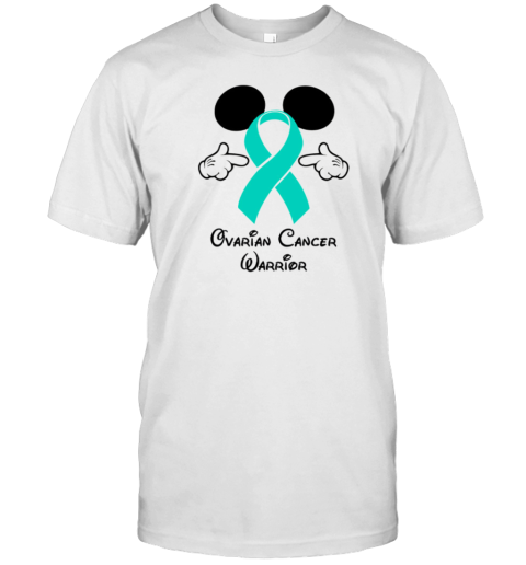 Mickey Mouse Ovarian Cancer Warrior T-Shirt