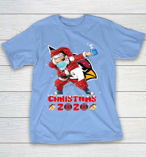 Arizona Cardinals Funny Santa Claus Dabbing Christmas 2020 NFL Youth T-Shirt 8