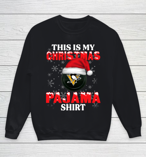 Pittsburgh Penguins This Is My Christmas Pajama Shirt NHL Youth Sweatshirt