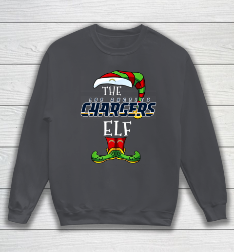 Los Angeles Chargers Christmas ELF Funny NFL Sweatshirt 4