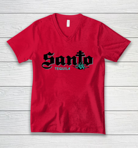 Santo Tequila V-Neck T-Shirt 3