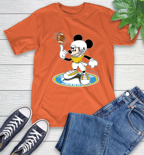 NFL Football Los Angeles Chargers Cheerful Mickey Disney Shirt T-Shirt 5