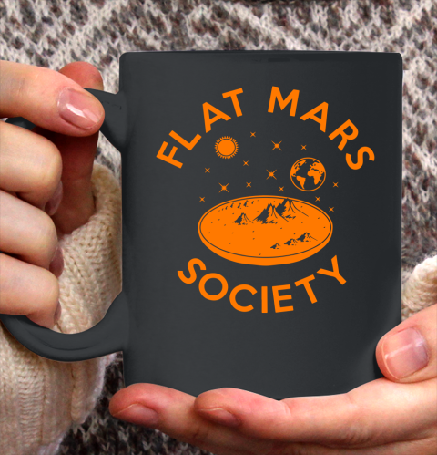 Flat Mars Society Shirt Ceramic Mug 11oz