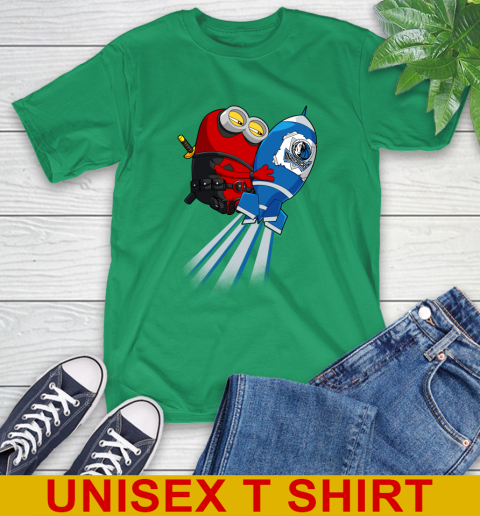 NBA Basketball Dallas Mavericks Deadpool Minion Marvel Shirt T-Shirt 7