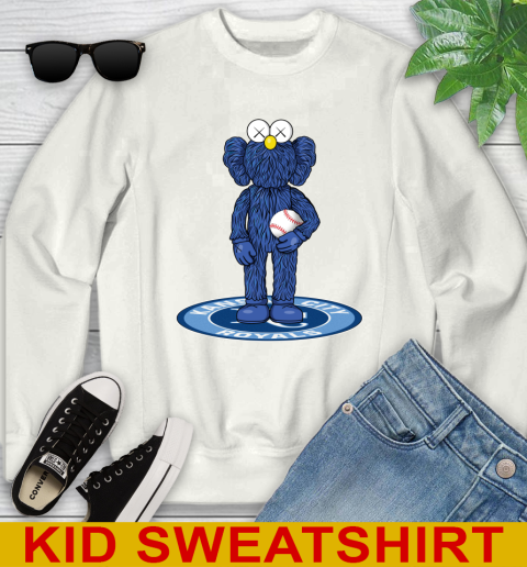 MLB Baseball Kansas City Royals Kaws Bff Blue Figure Shirt Youth Sweatshirt MLB Baseball Kansas City Royals Kaws Bff Blue Figure Shirt Youth Sweatshirt