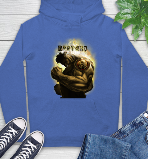 Toronto Raptors NBA Basketball Hulk Marvel Avengers Sports Hoodie 9