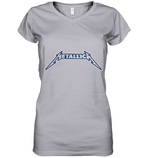 Vintage Metallica Band Rock Metal Women's V-Neck T-Shirt