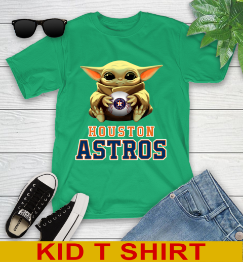 MLB Baseball Houston Astros Star Wars Baby Yoda Shirt 106