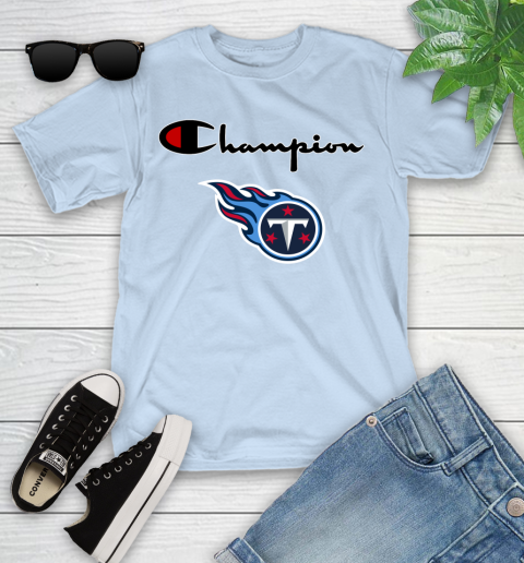 NFL Football Tennessee Titans Champion Shirt Youth T-Shirt 5