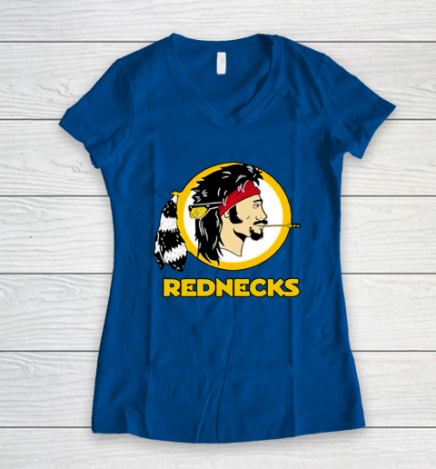 Washington Caucasians Rednecks football team Women's V-Neck T-Shirt 9