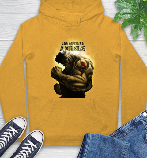 Los Angeles Angels MLB Baseball Hulk Marvel Avengers Sports Hoodie 2