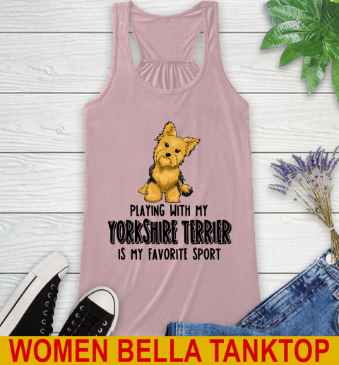 Playing with my yorkshire terrier is my favorite sport 42