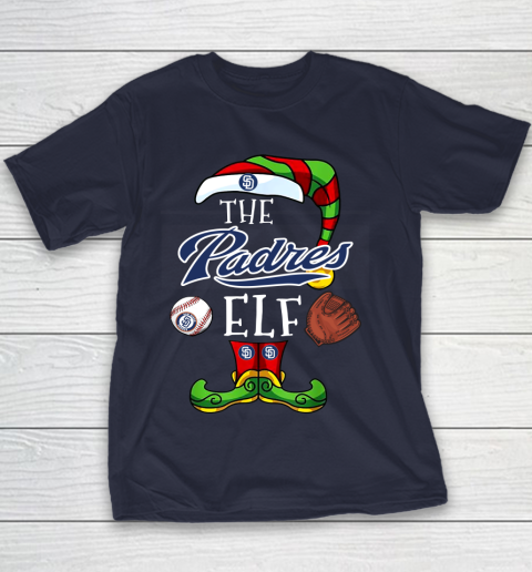 San Diego Padres Christmas ELF Funny MLB Youth T-Shirt 3 San Diego Padres Christmas ELF Funny MLB Youth T-Shirt - Image 3