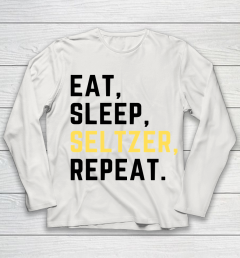 Bud Light Seltzer  Eat Sleep Seltzer Repeat Youth Long Sleeve 8