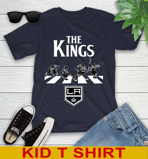 NHL Hockey Los Angeles Kings The Beatles Rock Band Shirt Youth T-Shirt 2