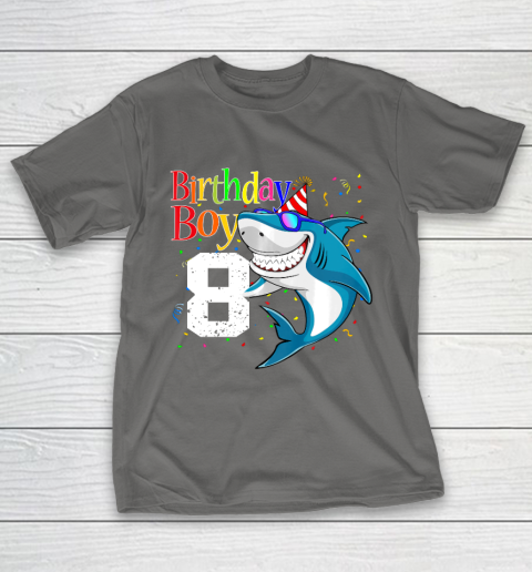 Kids 8th Birthday Boy Shark Shirts 8 Jaw Some Four Tees Boys 8 Years Old T-Shirt 8