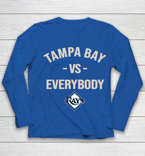Tampa Bay Rays Vs Everybody Youth Long Sleeve 7