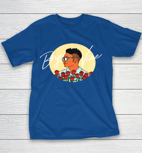 Bryce Vine Merch Circular Roses Youth T-Shirt 6