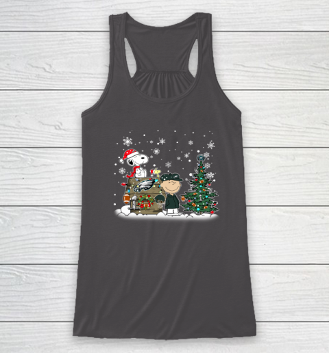 NFL Philadelphia Eagles Snoopy Charlie Brown Christmas Football Super Bowl Racerback Tank 6