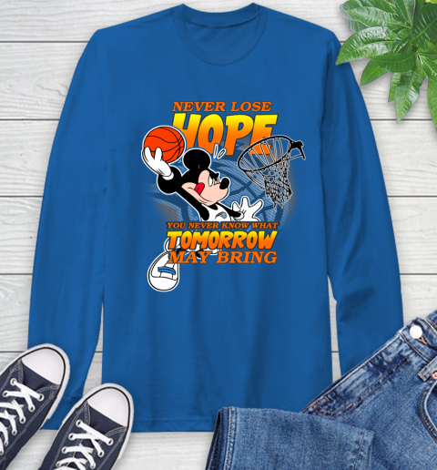 Orlando Magic NBA Basketball Mickey Disney Never Lose Hope Long Sleeve T-Shirt Royal Orlando Magic NBA Basketball Mickey Disney Never Lose Hope Long Sleeve T-Shirt 10