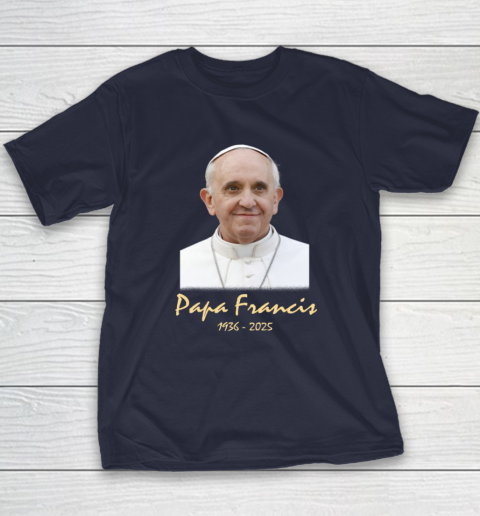 Rip Papa Pope Francis 2036  2025 Youth T-Shirt 2