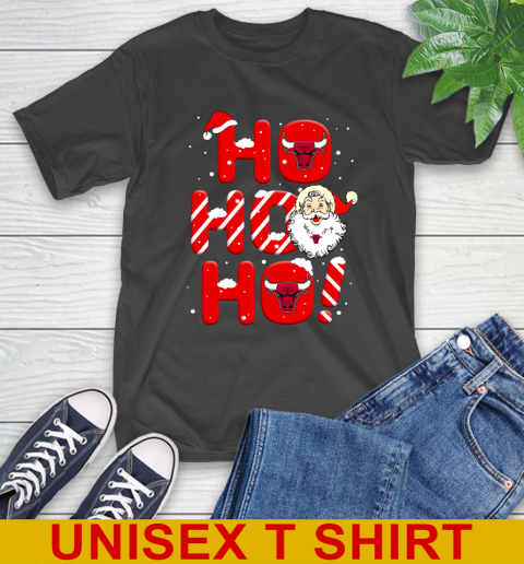 Chicago Bulls NBA Basketball Ho Ho Ho Santa Claus Merry Christmas Shirt T-Shirt