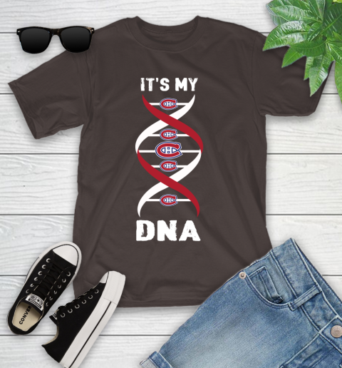 Montreal Canadiens NHL Hockey It's My DNA Sports Youth T-Shirt 7