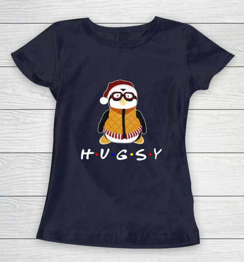 Funny Tee Hugsy Penguin For Friends Christmas Unagi Lobster Women's T-Shirt 2