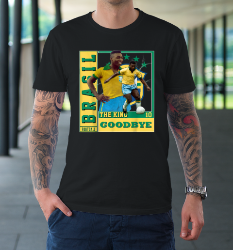 Pele Football Legend Shirt Pelé 10 The King Football Player T-Shirt