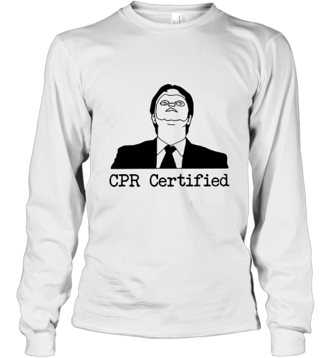 First Aid Fail CPR Certified The Office Long Sleeve T-Shirt