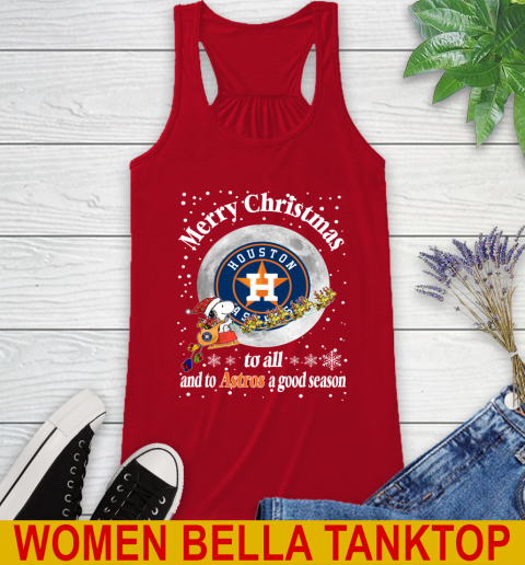 Houston Astros Merry Christmas To All And To Astros A Good Season MLB Baseball Sports Racerback Tank 4