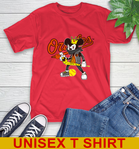 Baltimore Orioles MLB Baseball Mickey Peace Sign Sports T-Shirt 11 Baltimore Orioles MLB Baseball Mickey Peace Sign Sports T-Shirt - Image 11