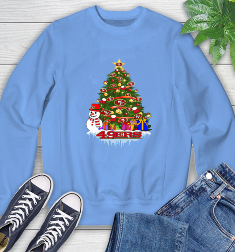 San Francisco 49ers Merry Christmas NFL Football Sports Sweatshirt 11