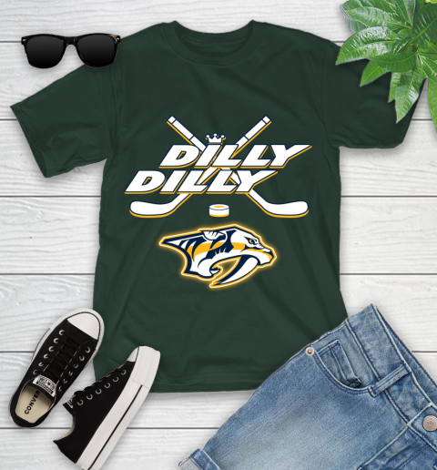 NHL Nashville Predators Dilly Dilly Hockey Sports Youth T-Shirt 5
