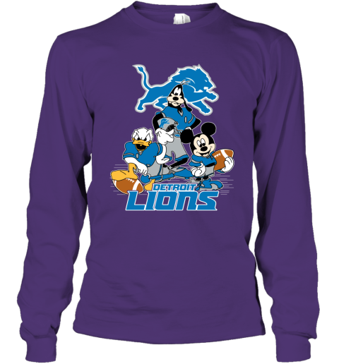 Detroit Lions Mickey Goofy Donald Disney NFL Sweatshirt Gifts for Fans -  The best gifts are made with Love