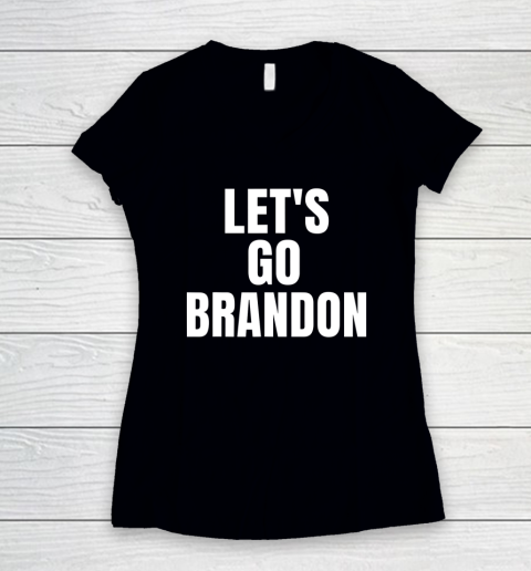 Let's Go Brandon FJB Women's V-Neck T-Shirt