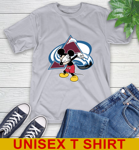 Colorado Avalanche NHL Hockey Dabbing Mickey Disney Sports T-Shirt 6