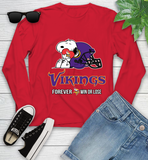NFL The Peanuts Movie Snoopy Forever Win Or Lose Football Minnesota Vikings 135