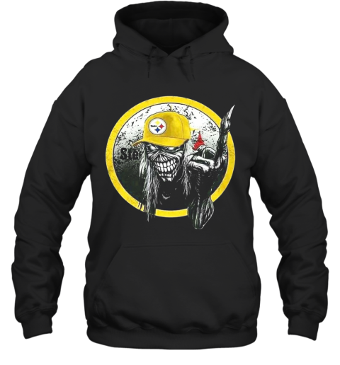 steelers skull hoodie