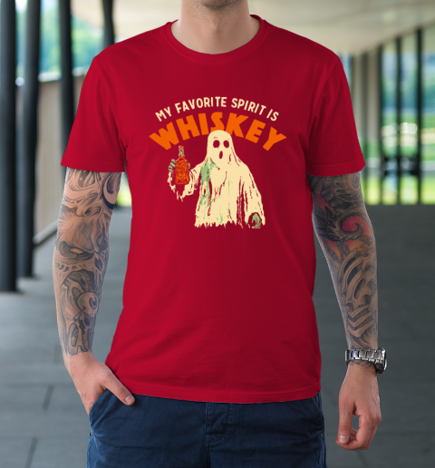 My Favorite Spirit Is Whiskey Halloween T-Shirt 8