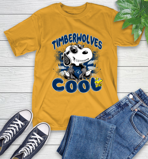 NBA Basketball Minnesota Timberwolves Cool Snoopy Shirt T-Shirt 2